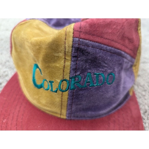Vintage‎ Colorado Cap Hat Mens One Size Smith-Western Co. Pinwheel Snapback - Picture 2 of 5